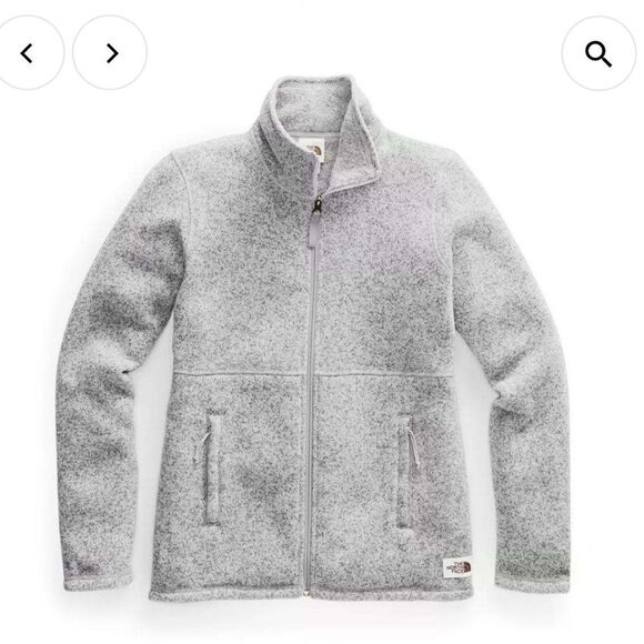 The North Face Crescent Full Zip Fleece Lined with Pockets Women’s Size Small - Picture 4 of 15